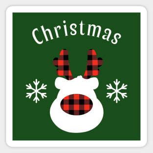 Christmas Reindeer Ugly Sweater Sticker